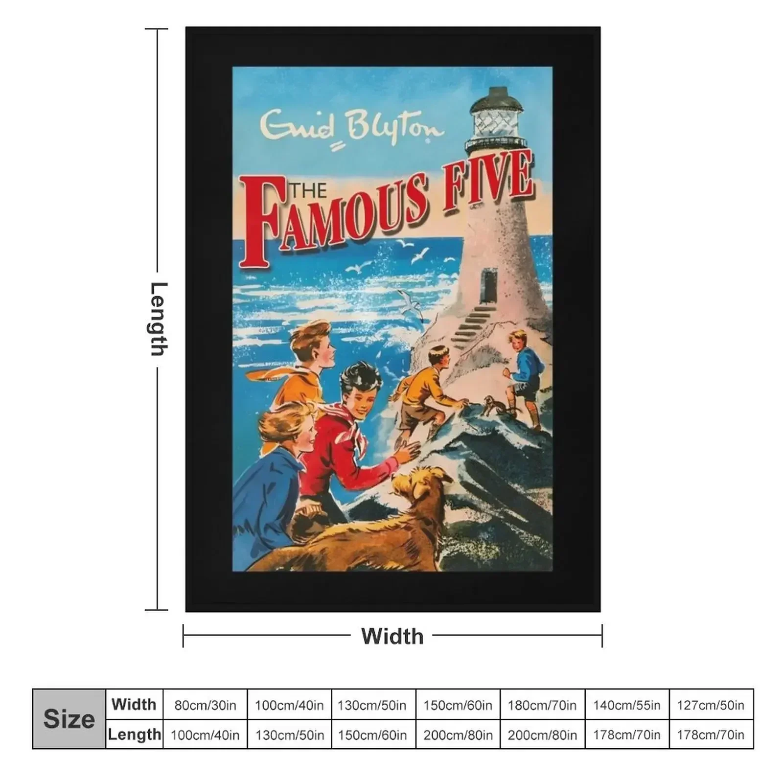He Famous Five Throw Blanket Retros Thermals For Travel Blankets For Baby Moving Blankets