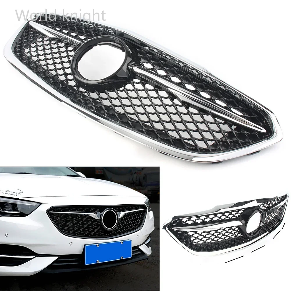 Car Accessories For Buick Lacrosse 2017 2018 Front Grill Sports Style Honeycomb Upper Grille Replacement ABS Plastic Auto