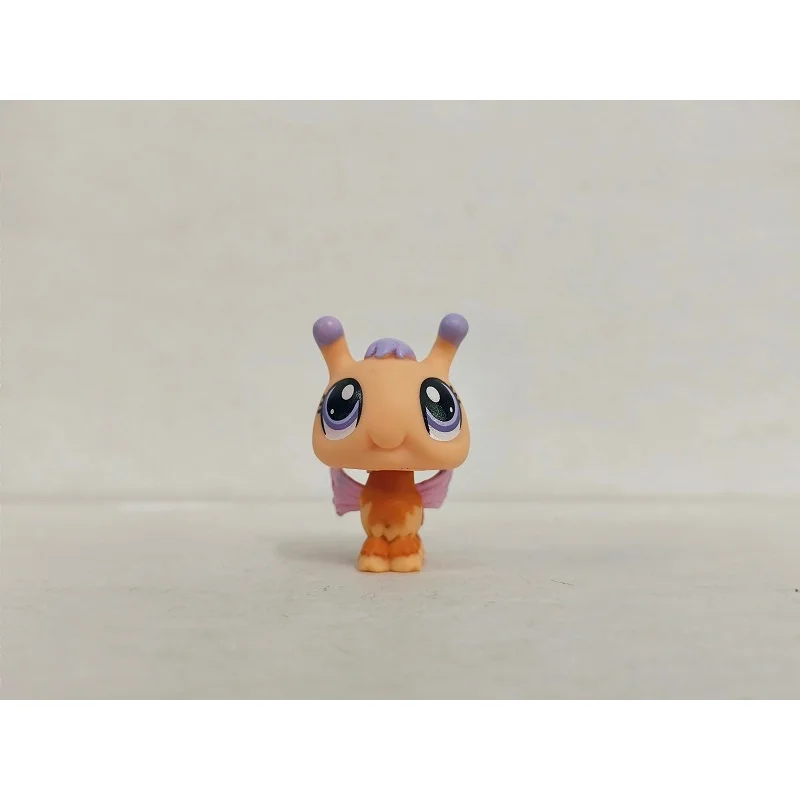 LPS Figure Yellow Purple Bee Purple eyes #1307 Littlest Pet Shop toy