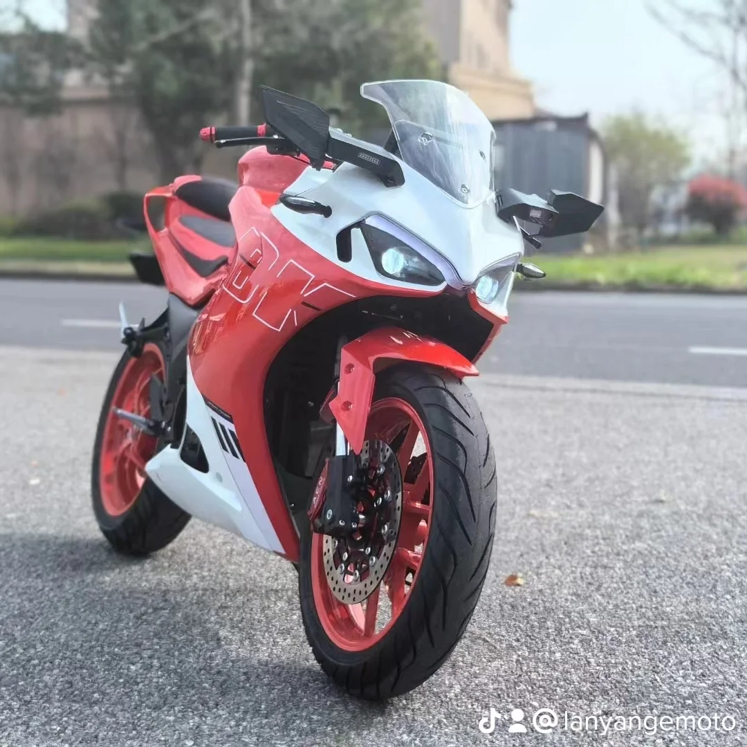 LANYANG 8000w 180km/h Super Speed central chain motor racing ABS electric motorcycle for sale 220km