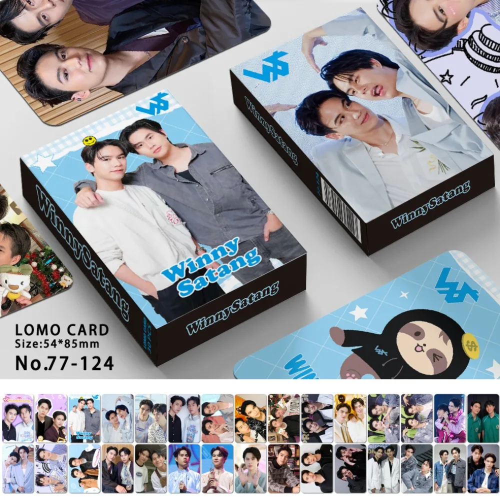 30 Double-sided Small Cards of The Thai Star Main Chain GeminiFourth ZEENUNEW Polarid Photo Card LOMO Small Card