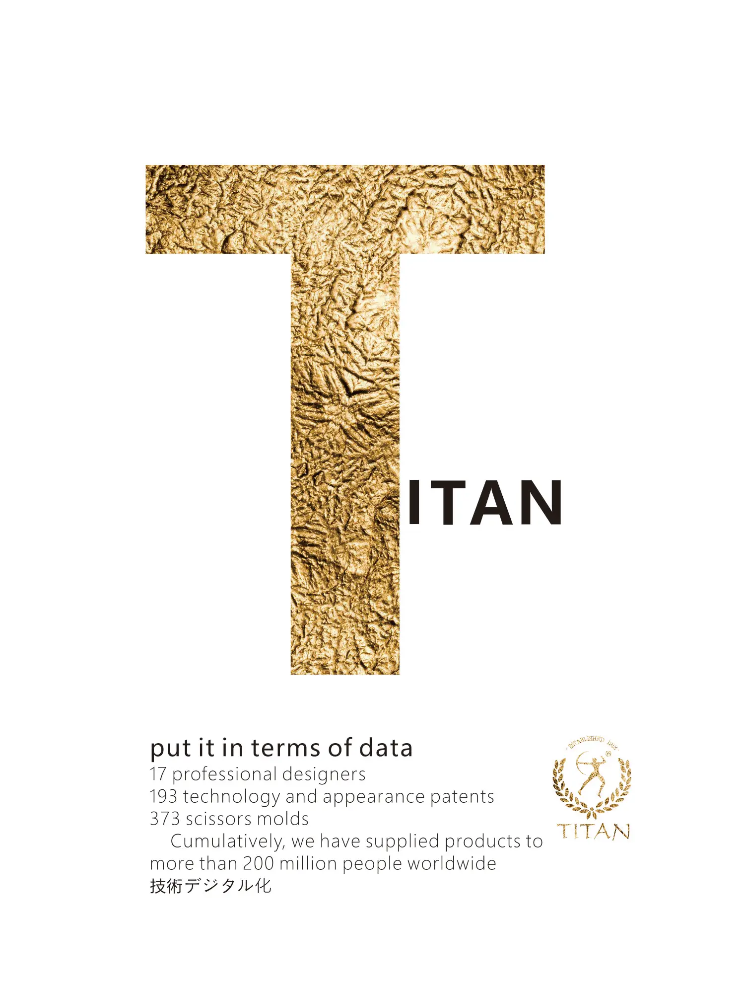 Titan Barber Hair ATS314 Japan-Stahl Professionelle Haarschneideschere für Stylisten und Friseure – Detail 1