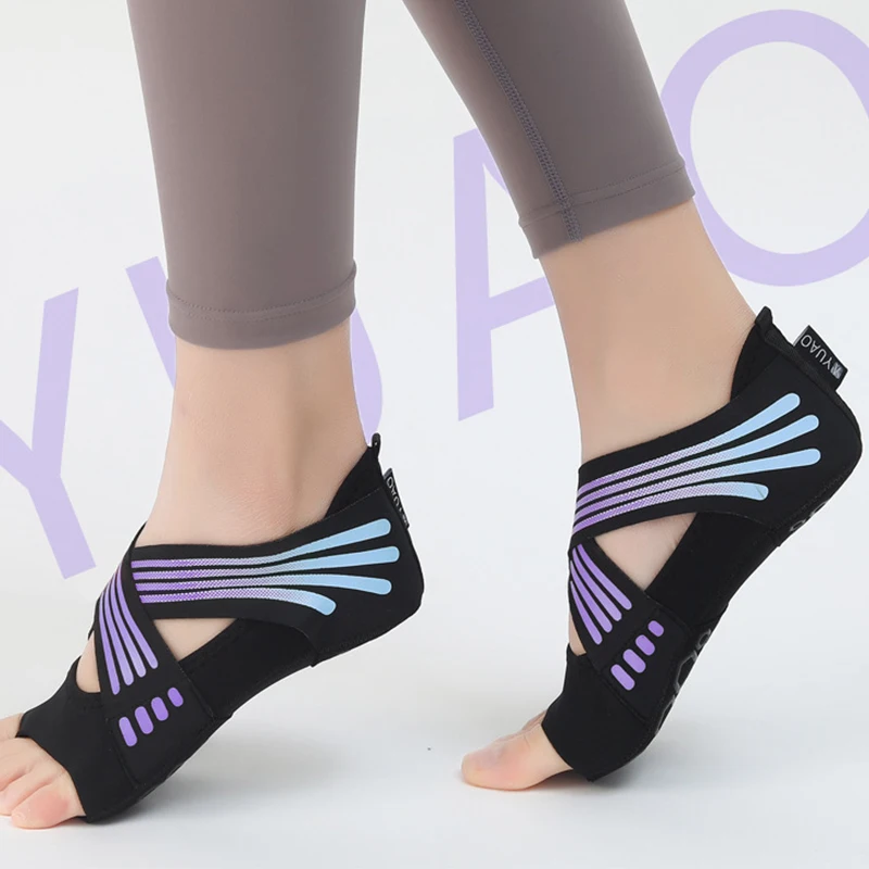 Yoga Shoes non-slip Silicone Socks Anti-sprain Ankle Straps for Training Anckle Support Bandage Sport Fitness Ankle Strap Safety