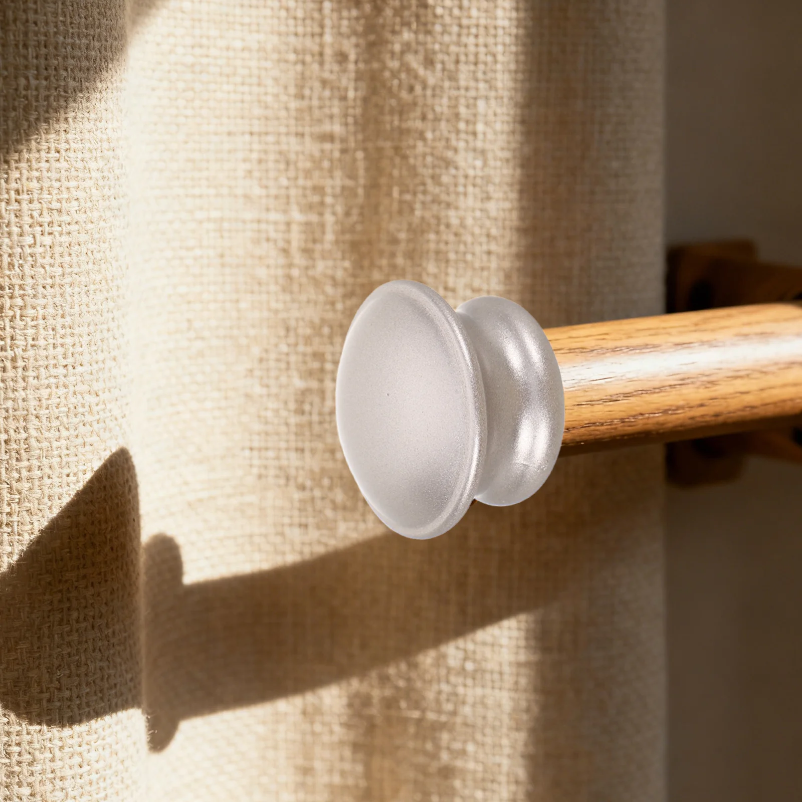 

6Pcs Curtain Rod End Caps Decorative Silver Screw on Closure for Drapery Closet Rods 5 8 Inch Diameter Replacement Finial Caps