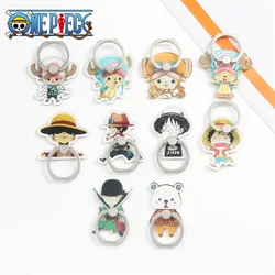 ONE PIECE Cell Phone Holder Cartoon Acrylic ONE PIECE Action Figures Luffy Creative Lazy Holder DIY Doll Souvenir Gift