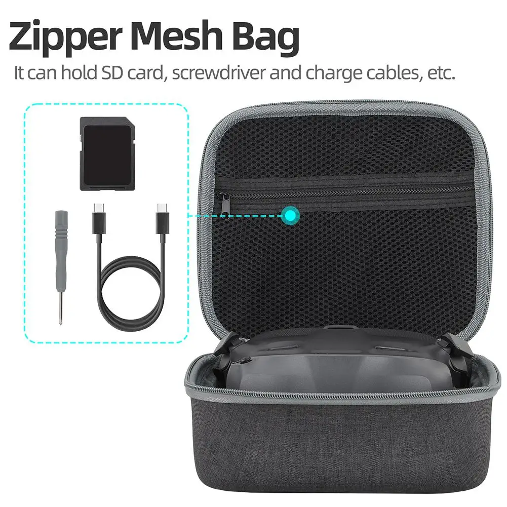 المحمولة في الهواء الطلق السفر حمل حقيبة يد ل DJI N3 نظارات الطيران حقيبة التخزين الغبار واقية قذيفة امتصاص الصدمات صندوق واقي