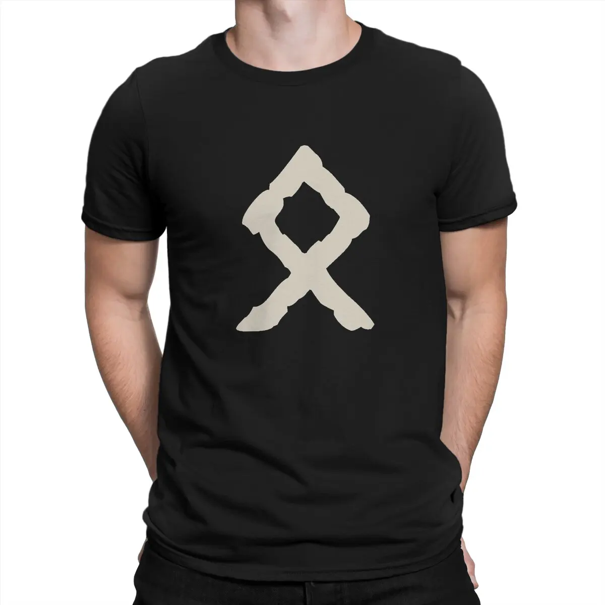 Mount Blade Creative TShirt for Men Spirit Rune Collection Round Neck Basic T Shirt Hip Hop Birthday Gifts Streetwear