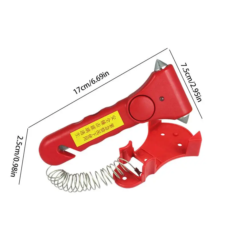 Safety Hammer Car Window Breaker Auto Window Breaker Tool Survival Safety Hammer For Driving Car Hammer And Seatbelt Cutter