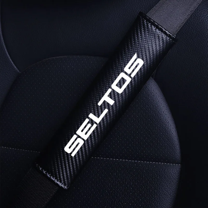 Car Safety Belt Cover Adjustable Seat Belt Cover Shoulder Strap Covers Car Shoulder Protector Pad For KIA seltos Accessories