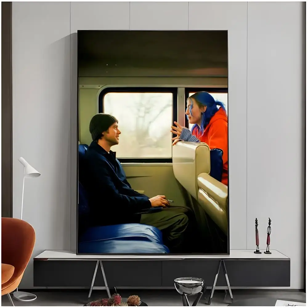 romantic sci fi movie E-Eternal Sunshine of the Spotless Mind Poster Living Room Bedroom Decorative Print Unframed Decor