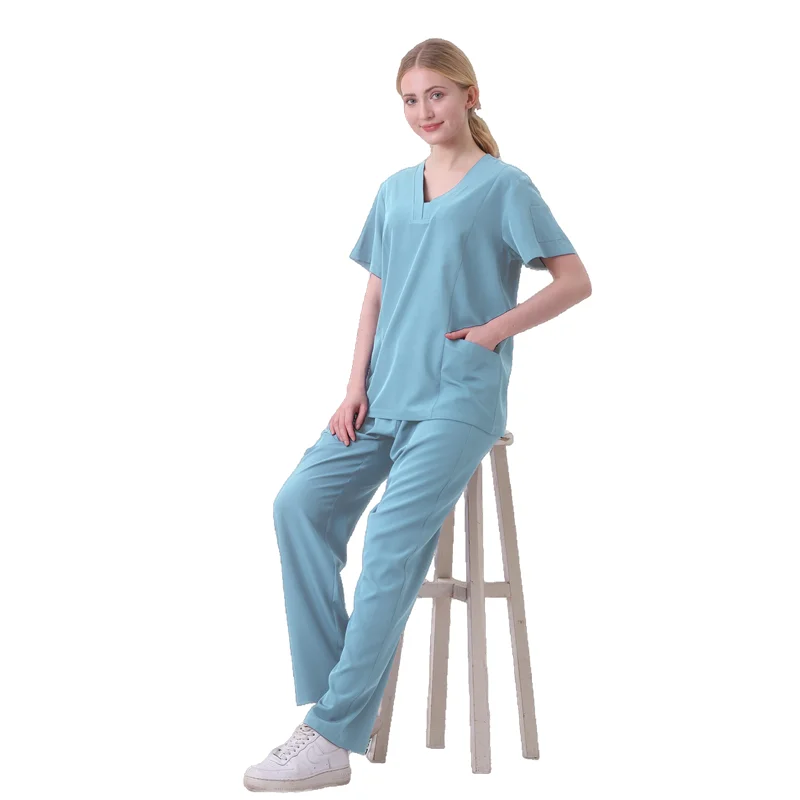 Groothandel Vrouwen Dragen Scrub Pakken Ziekenhuisarts Werkend Uniform Medisch Chirurgisch Unisex Uniform Verpleegstersaccessoires