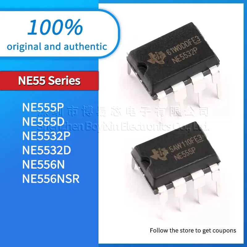 NE555P NE555D NE5532P NE5532D NE556N NE556NSR new original genuine package DIP