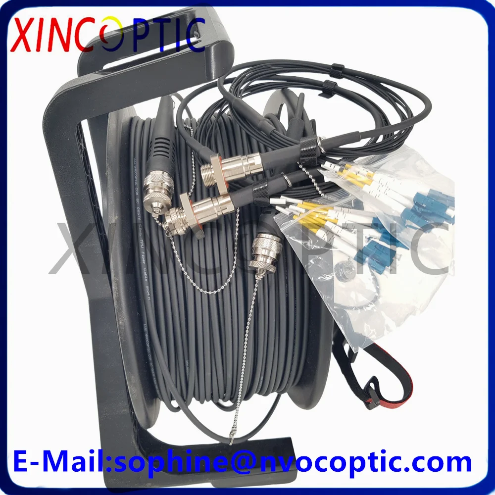 

G675A1,8C,5,0 мм мини-бронированный кабель из ТПУ, 100 м, ODC-MPO круглый разъем для оптоволоконного патч-корд ODC-MPO с катушкой PCD310