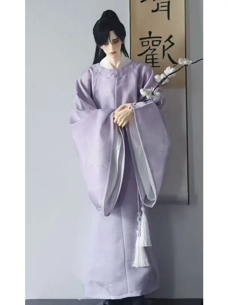 

1/3 Doll's Clothes Suit Hanfu Set for 75cm Bjd Doll Round Neck Clothing Dress Up Toys Play House Gift Doll Accessories, No Doll