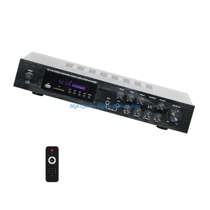 

U2JE MultiFunctional Stereo Amplifier With Bluetooth-compatible 5.1 USB Card Slot