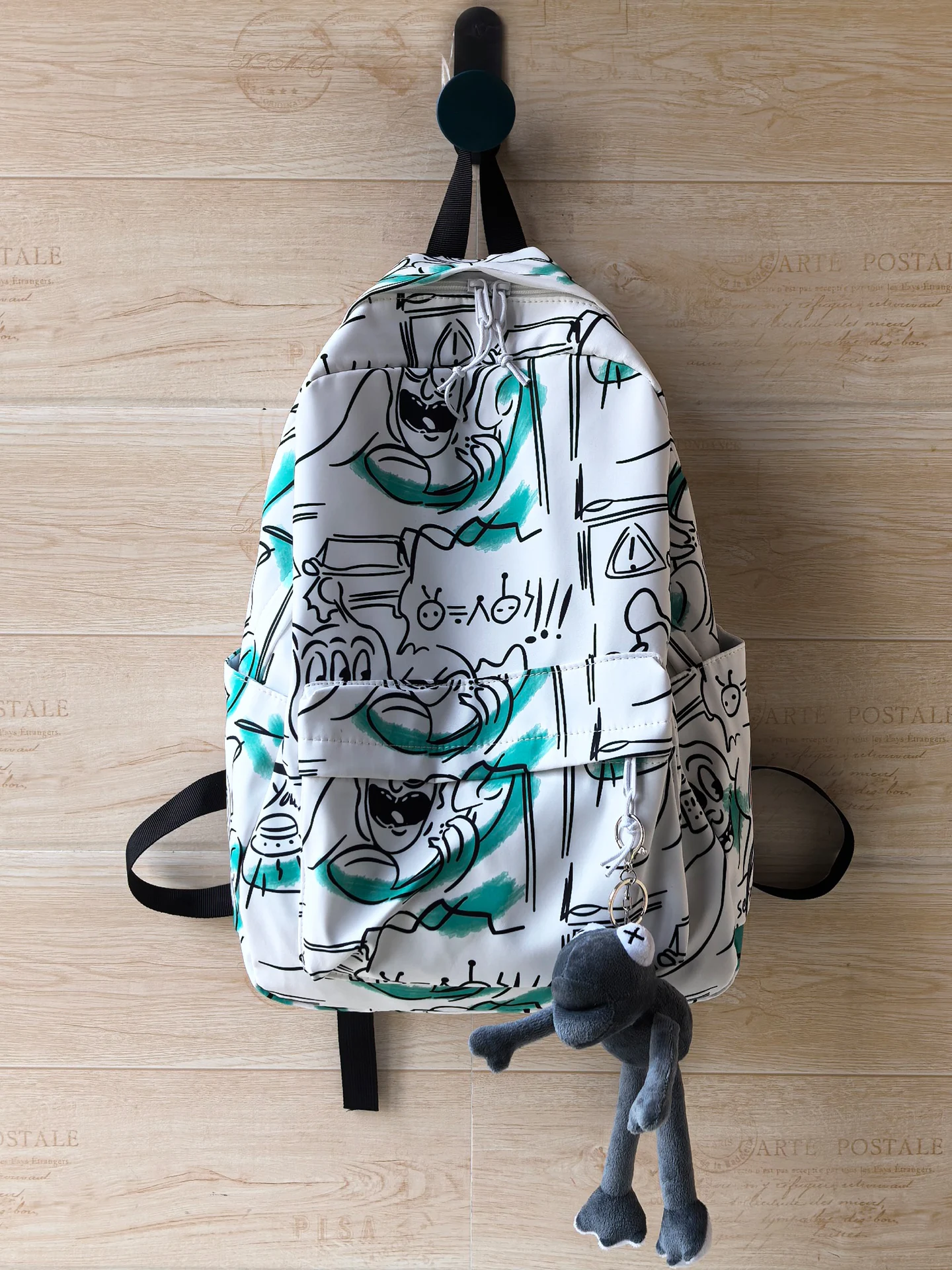 Mochila Escolar ex con Diseño de fiti 2026, para Estudiantes de Primaria y Secunia, Impermeable, con Cartimento...