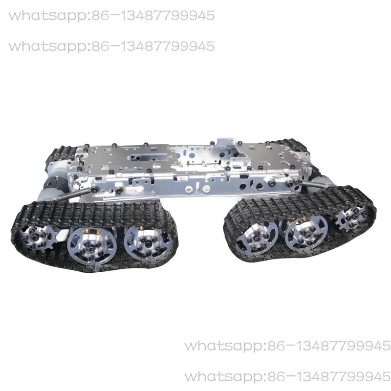 1606 Tracked Robot Chassis, Smart Tank Crawler Chassis Obstacle Crossing Vehicle DIY Robot Platform