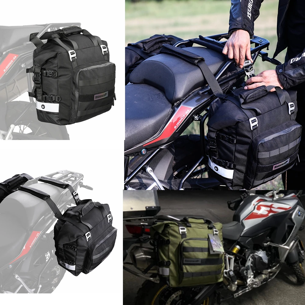 

Motorcycle Saddlebag Waterproof Side Bag For BMW R1250GS R1200GS F850GS F750GS LC ADV Adventure For Suzuki V-Strom Luggage