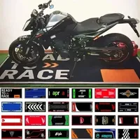 Motorcycle Carpet Polyester Racing Cool Moto Display Carpets Garage Mat Anti-slip Floor Decoration Customized Parking Rug