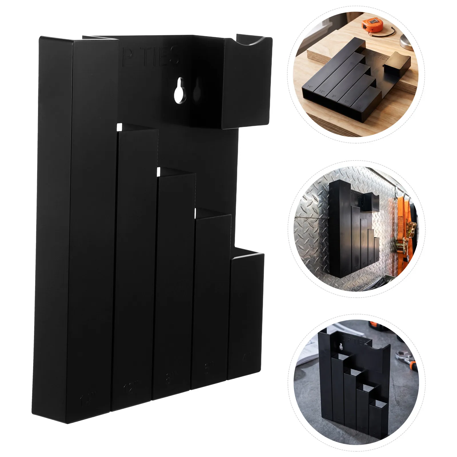 Cable Tie Organizer Holder Robust Wall Rack for Trailer Garage Workshop Cable Tie Display Storage Box Organizer