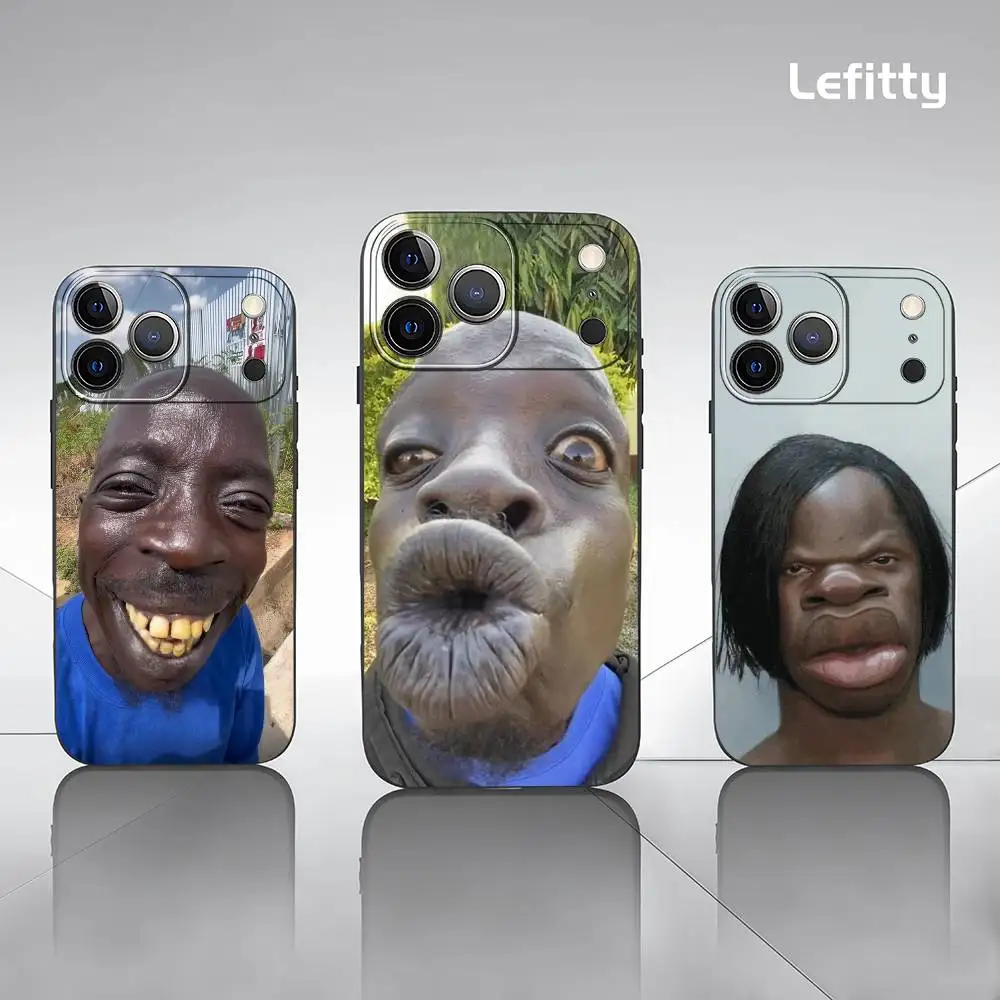 

Parody Of Ugly Man Phone Case For iPhone 16 15 14 13 Pro Max Plus Mini Frosted Soft Shell Funda Shockproof Cases