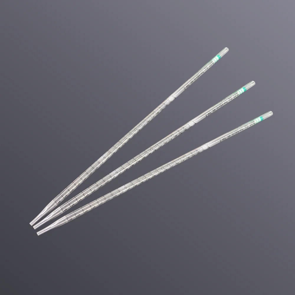 LABSELECT SP-003-2 2ml Serum Pipettes Individually Packed in Papier-mâché Sterile Plastic Pipette With Scale