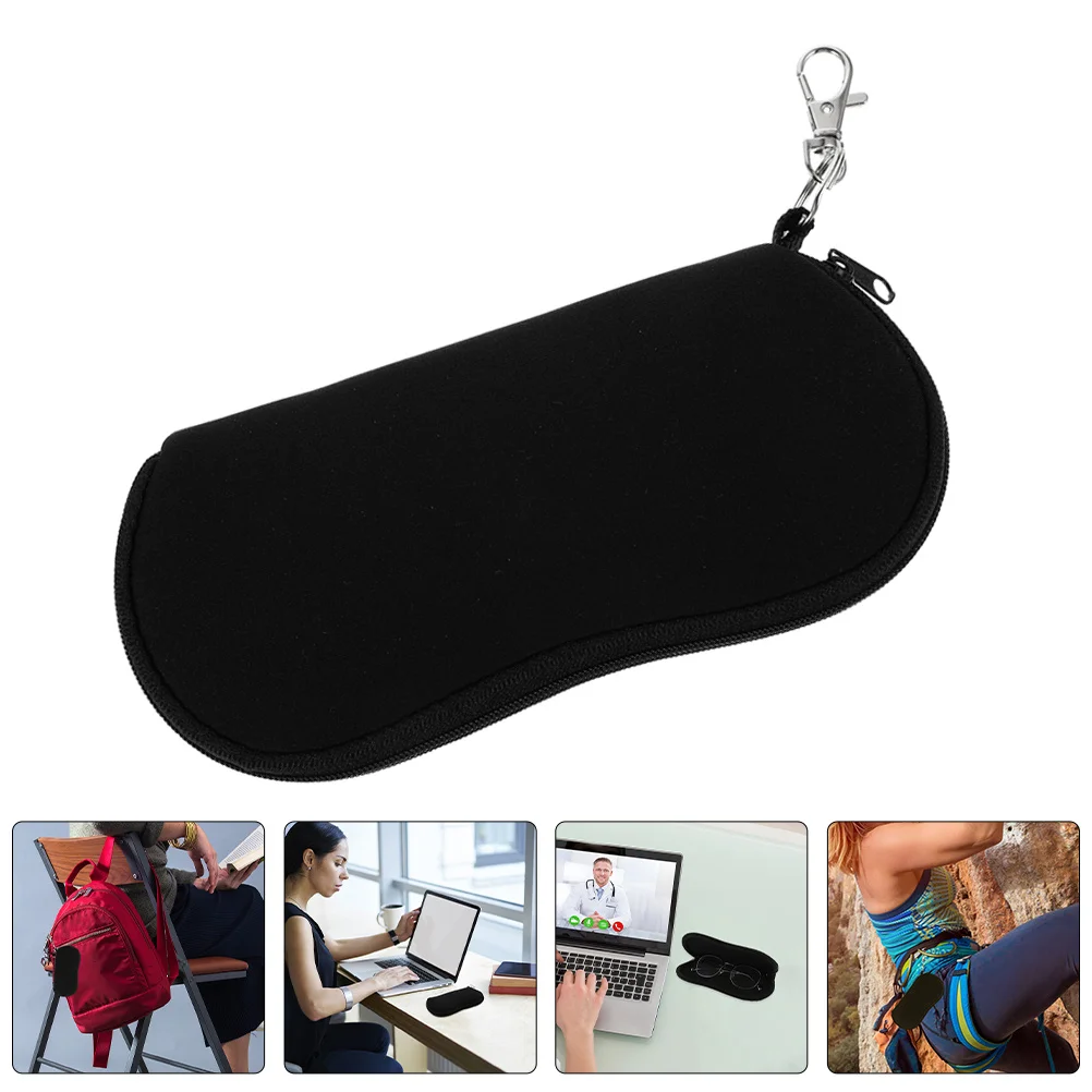 

2Pcs Sunglasses Storage Bag Soft Neoprene Zipper Case Diving Glasses Container Travel Eyeglass Holder Waterproof Shockproof