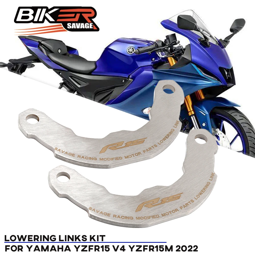 Lowering Links Kit For YAMAHA YZFR15 V4 YZFR15M 2022 Motorcycle Accessories Rear Suspension Cushion Drop Linkage YZF R15 R15M