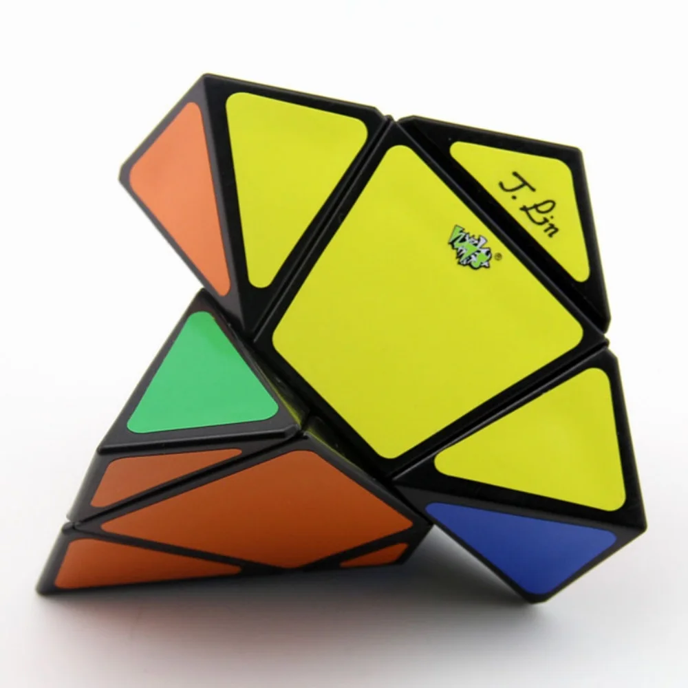 LanLan-Big Skewb Squished Cube, LL J Lin, Cubos de Quebra-cabeças Mágicos, Adesivos, Velocidade Profissional, Educacional, Torção, Sabedoria, Brinquedos do Jogo