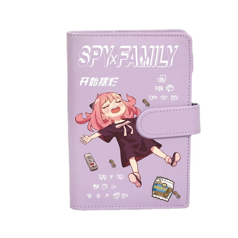 SPY×FAMILY Anime Kawaii Notebook Cute Student Hand Account Sticker Message Book Kids Diary Book Paintbook Message Book Toy Gift