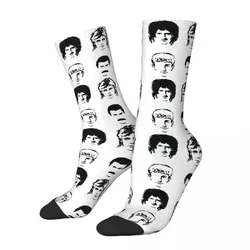 Retro Queens Basketball Socks Freddies Mercurys Band Polyester Long Socks for Unisex Breathable