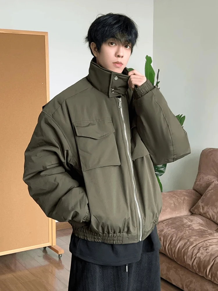 77 Lekki Bomber Kawalerkowy lub Kurtka Lotnicza Jaet Bawełniana Odzież Robocza Zimowa Stójka Męska Odzież Wierzchnia Ocieplana Poliester...