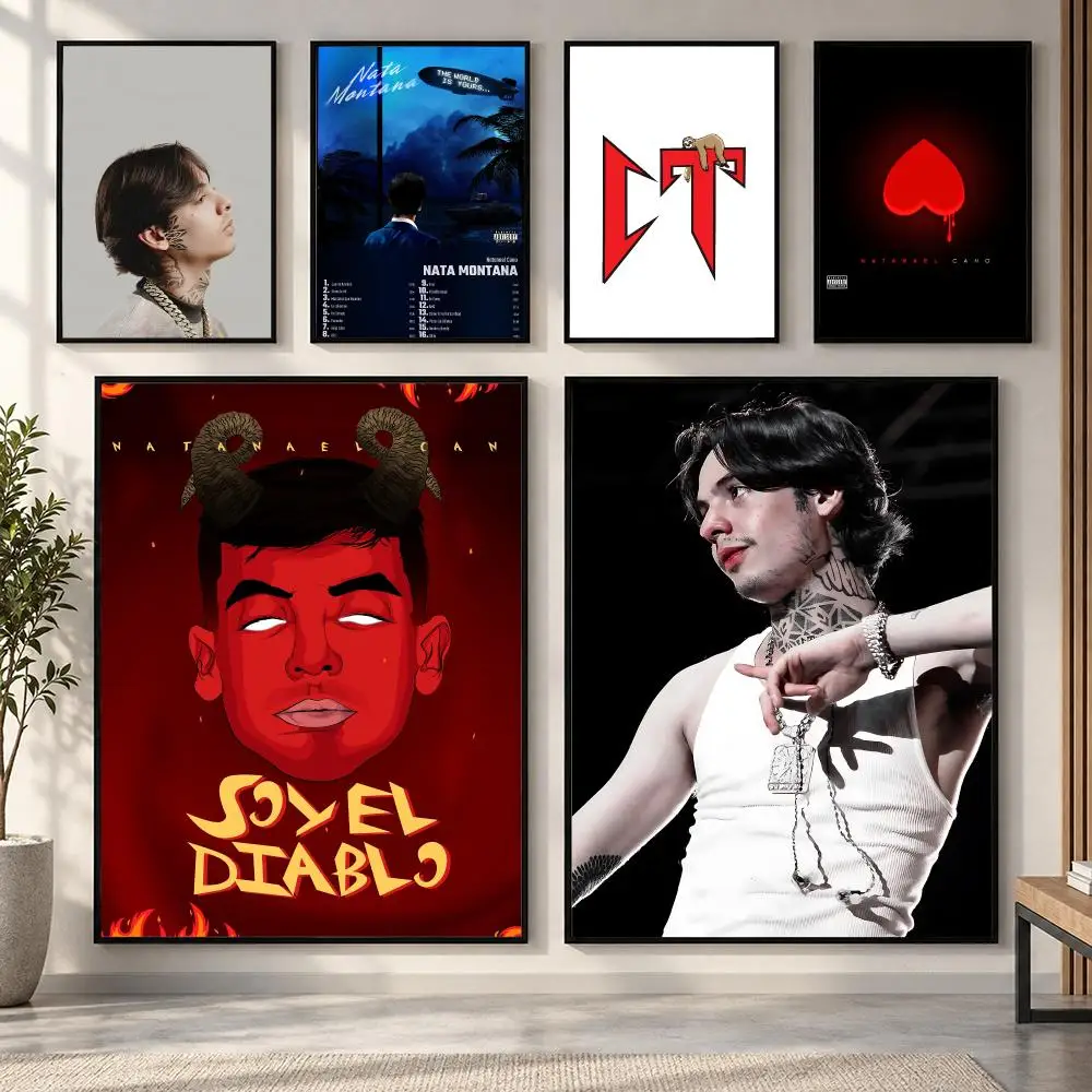 Rapper Natanael Cano Classic Poster HD art sticky wall waterproof home living room bedroom bar aesthetic decoration