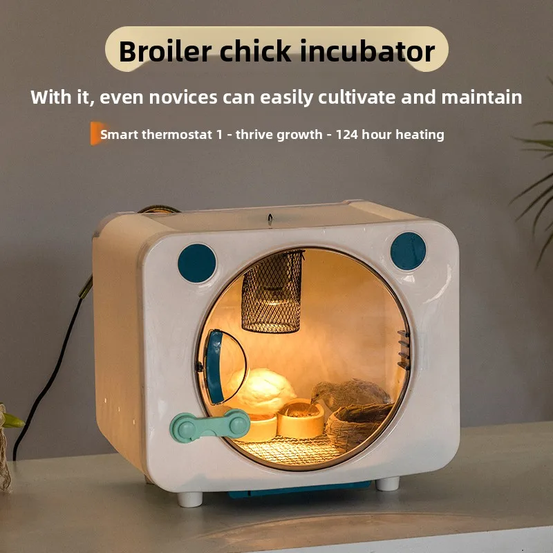 Quail Brooder Box for Coturnix Chicks Constant Temperature Incubator for Young Poultry Winter Warm Keeping Box Humidity Control