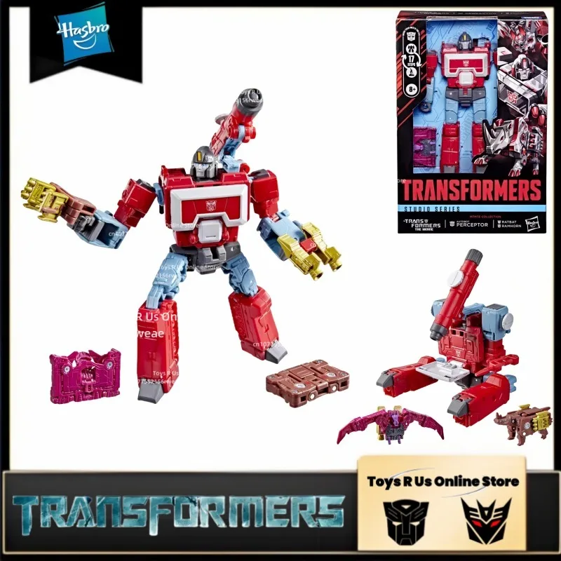Em estoque hasbro transformadores estúdio série mtmte coleção autobot perceptor 11.5cm classe deluxe anime figura de ação modelo brinquedos