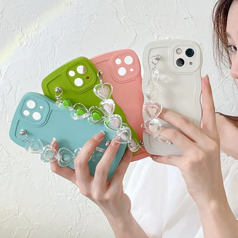 สายโซ่รัดข้อมือลายดอกไม้สำหรับซัมซุงกาแล็คซี่ F62 M62 M13 M23 5กรัม M22 M32 M42 M31 M21 M01 M11 M12 M30S ฝาครอบ M10 M10S