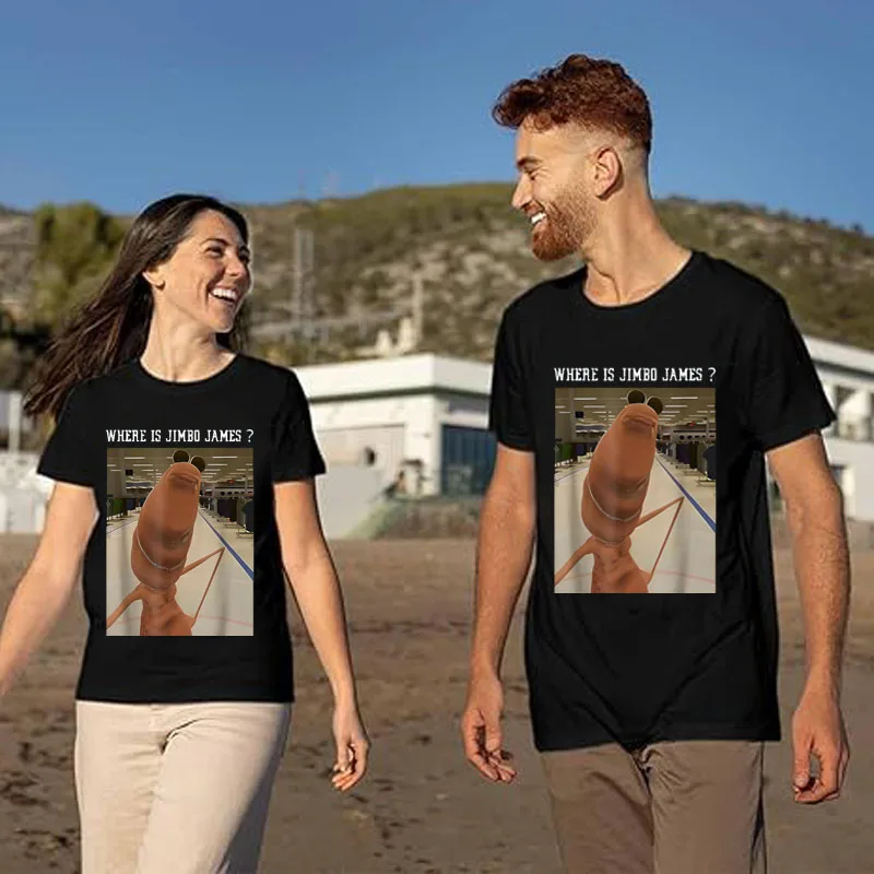 

Футболка Marcus The Worm Where Is Jimbo James Meme Y2k Viral Jimbo James саркастическая футболка с юмором и шуткой, повседневные топы, новинка, подарок