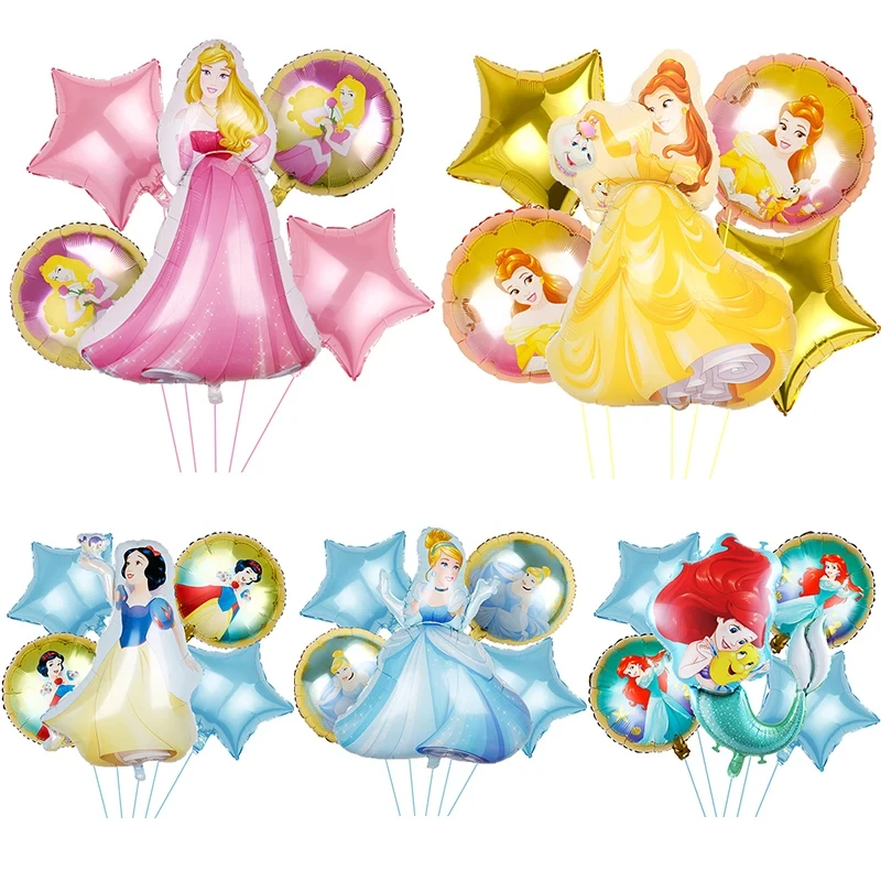 5 Pcs Princess Them…