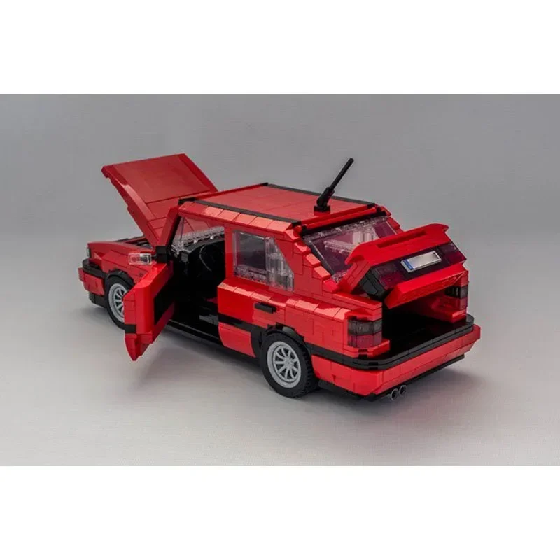 

MOC-148077 Red Classic VR6 Sports Car Assembly Splicing Building Block Model1289 AutoParts Building BlocksKids Birthday Toy Gift