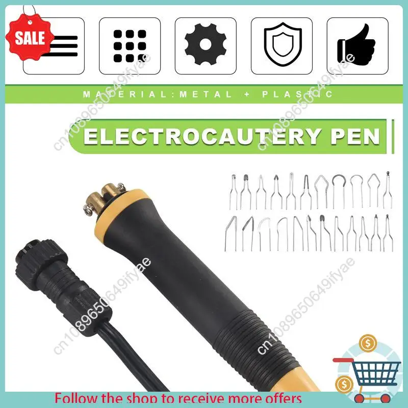 

Y67A-1/шт. электрокаутерная ручка для пирографии, ручка для пайки, 23 шт. для тыквы, доски, кожи, коры