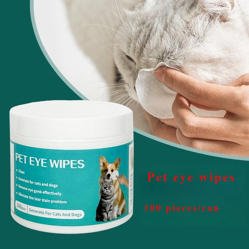 

Pet supplies Pet eye wipes to remove tears Cleaning wet wipes Cat wipes eyes to remove tears