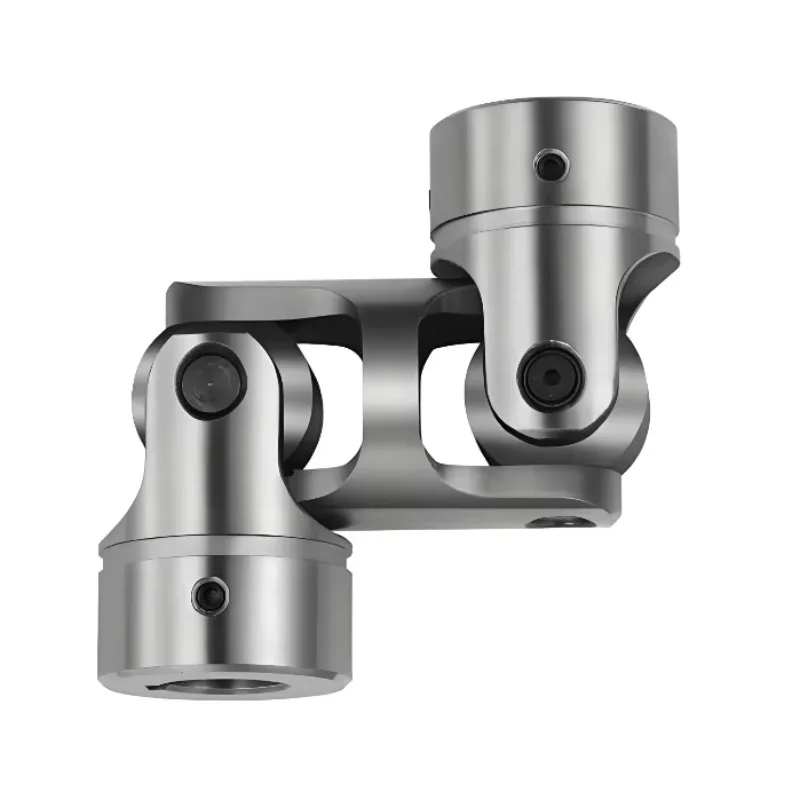 Small Double Joint Cross Axis Universal Joint Top Screw Fixation High Strength Alloy Steel 18MM Bore Diameter RSK Brand Rigid