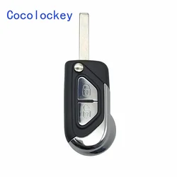 Cocolockey Top Quality Flip Remote Key Shell for Citroen DS3 2009-2017 VA2/HU83 Uncut Blade with 2 Buttons Car Accessories