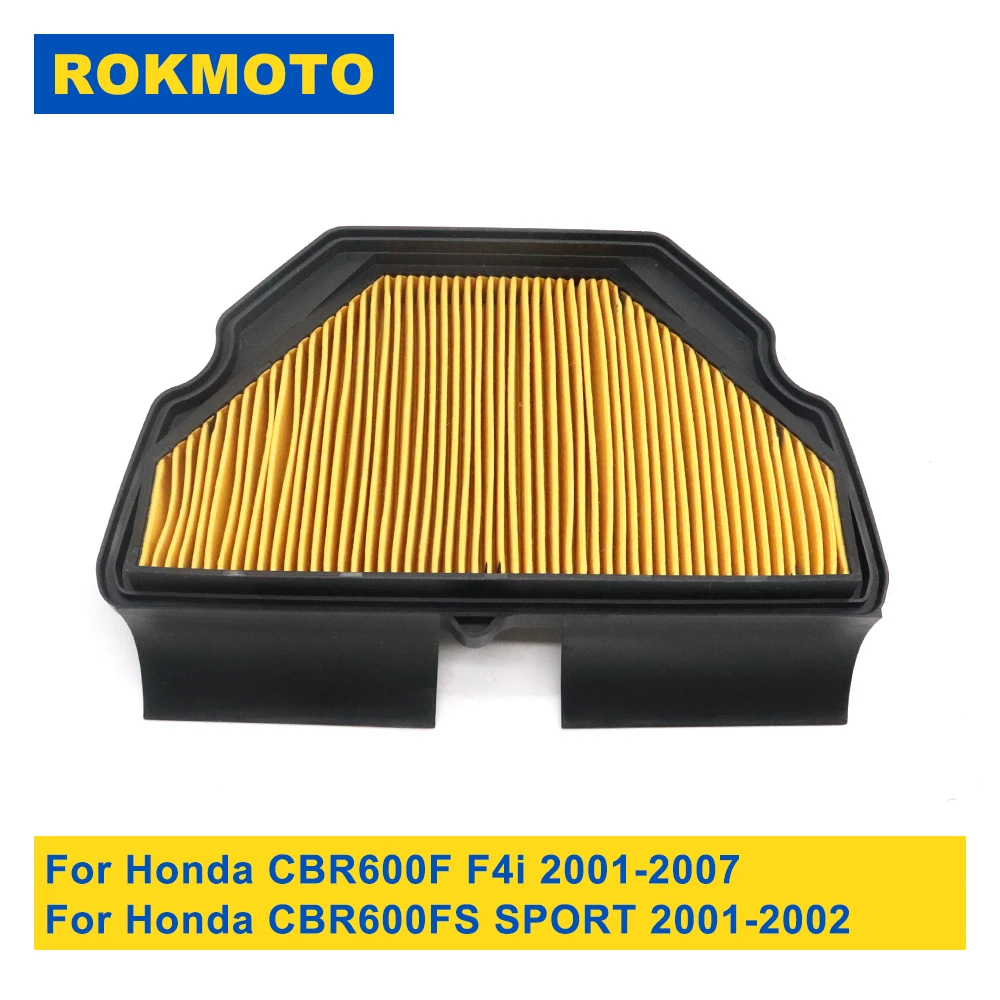Motorcycle Accessories Air Filter Intake Cleaner Element Replacement For Honda CBR600F F4i 2001-2007 CBR600FS SPORT 2001-2002