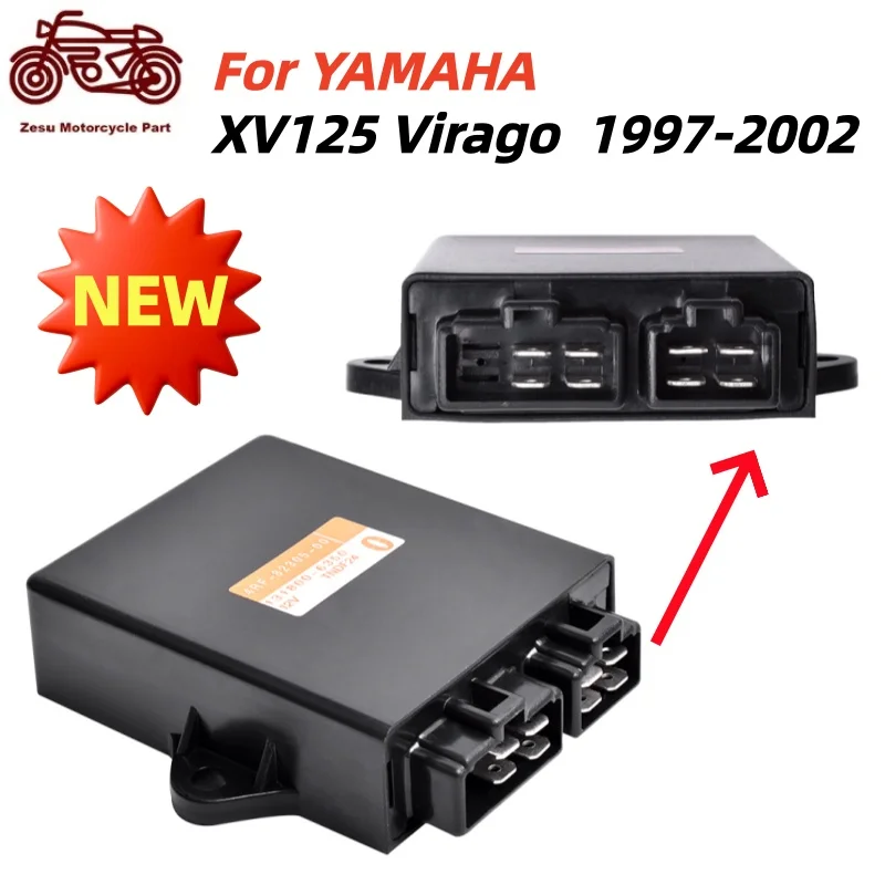 Motorcycle Intelligent Digital Ignition CDI ECU Unit Igniter For YAMAHA XV125 Virago 1997 1998 1999 2000 2001 2002 5AJ823050000