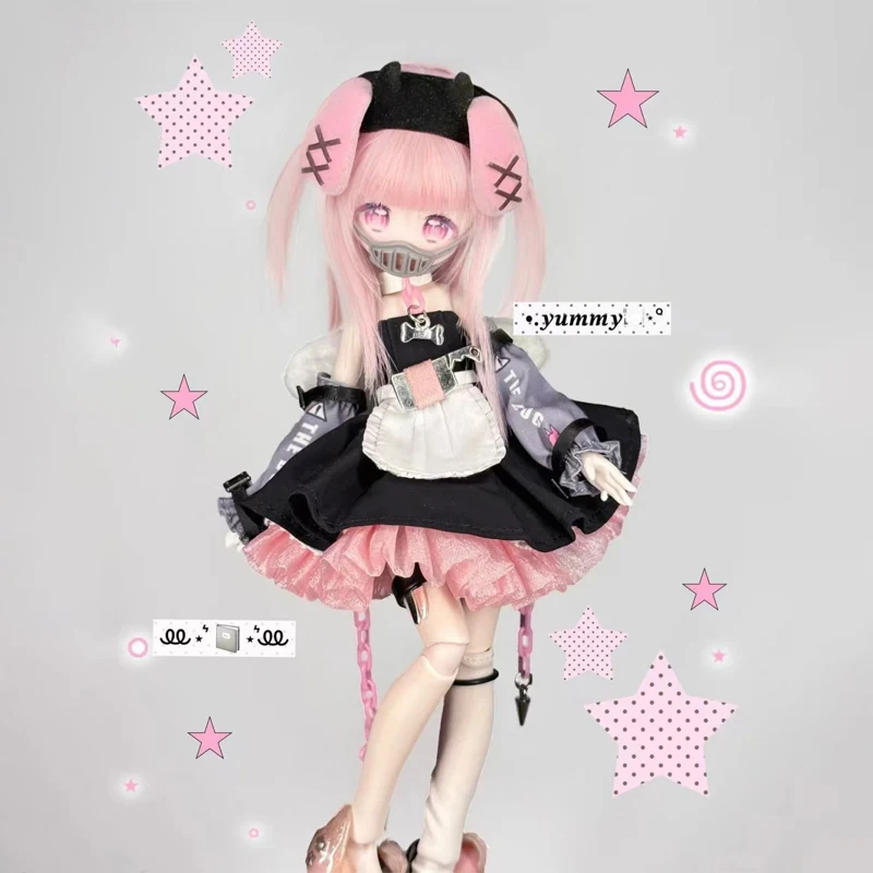 

Inedible Dolls Blind Box Lovely Kwaidan Hair 1/8 Scale Mjd Transplant Bjd Figurin Cute Anime Doll Movable Joint Desktop Toys