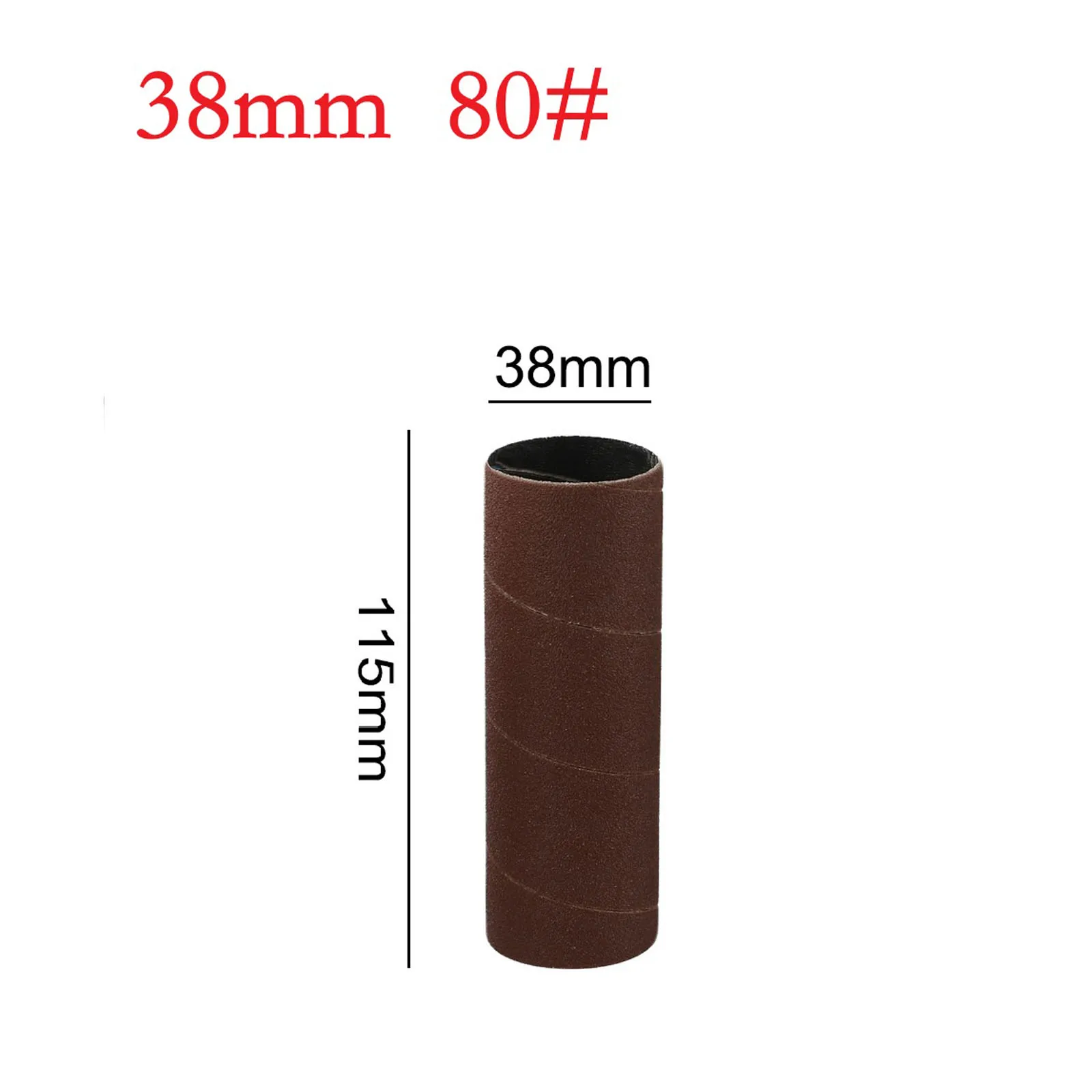 1PC 115mm Sanding Drum Sleeves Sanding Paper Drum Polishing Tools 80/150/240# Grits Spindle Sanding Sleeves Abrasive Tools