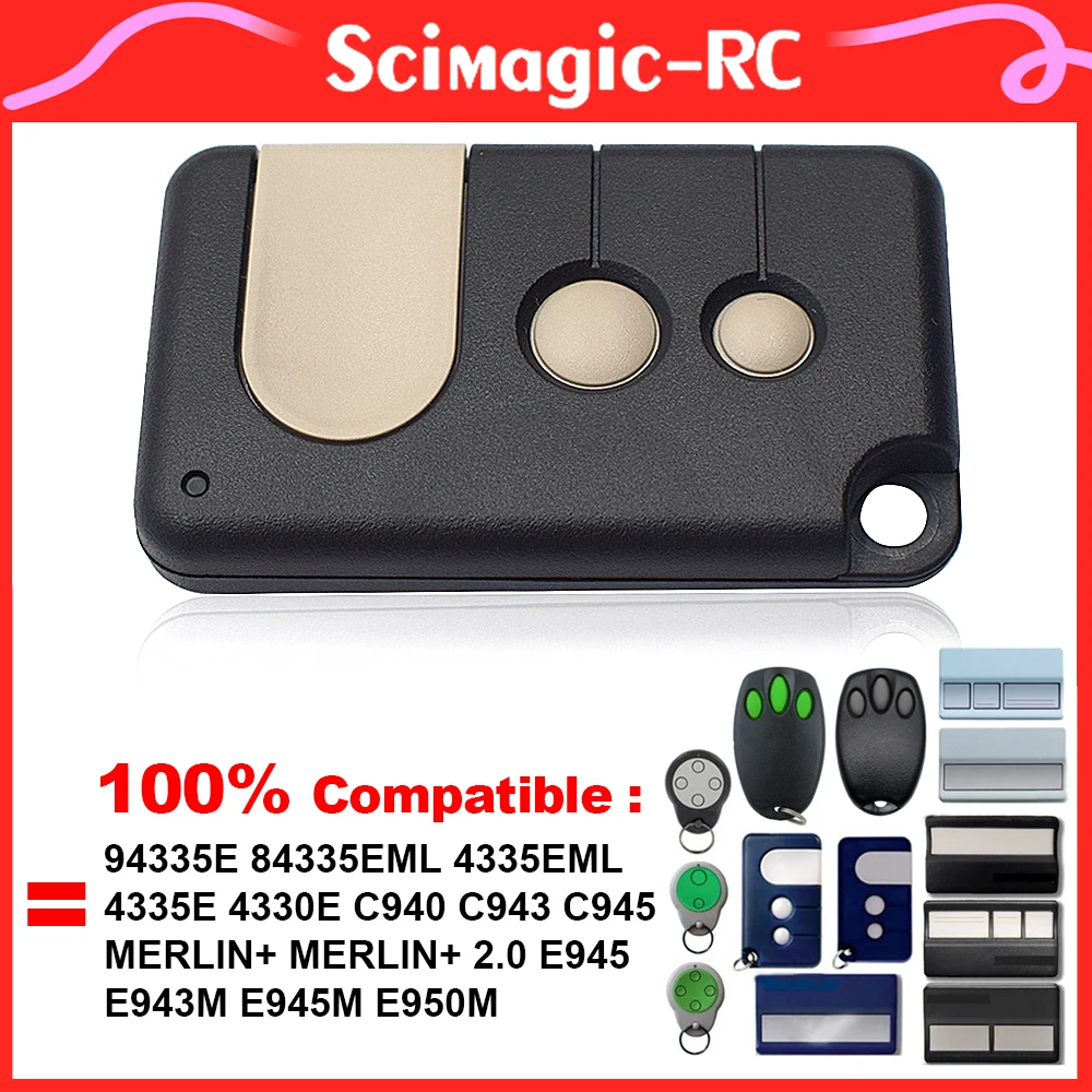 Новый стиль. 100% замена LM 94335E MERLIN+ MERLIN+ 2.0 C940 C943 C945 E945 E943M E945M E945M E950M 84335EML 4335E 4335EML 4330E Передатчик открывателя двигателя гаражных ворот