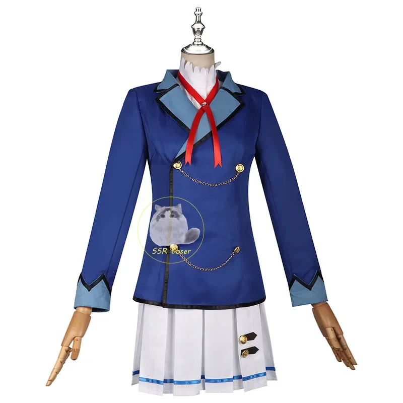 Anime hoshimiya Ichigo cosplay aikatsu cosplay costume uniform JK clothes Halloween party clothes coat shirt skirt bow set Girls