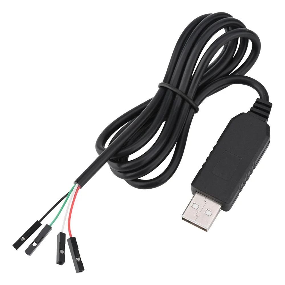 PL2303HX RS232 USB إلى TTL محول 100 سنتيمتر طول واجهة تسلسلية USB إلى كابل TTL USB إلى COM/TTL STC تنزيل كابل